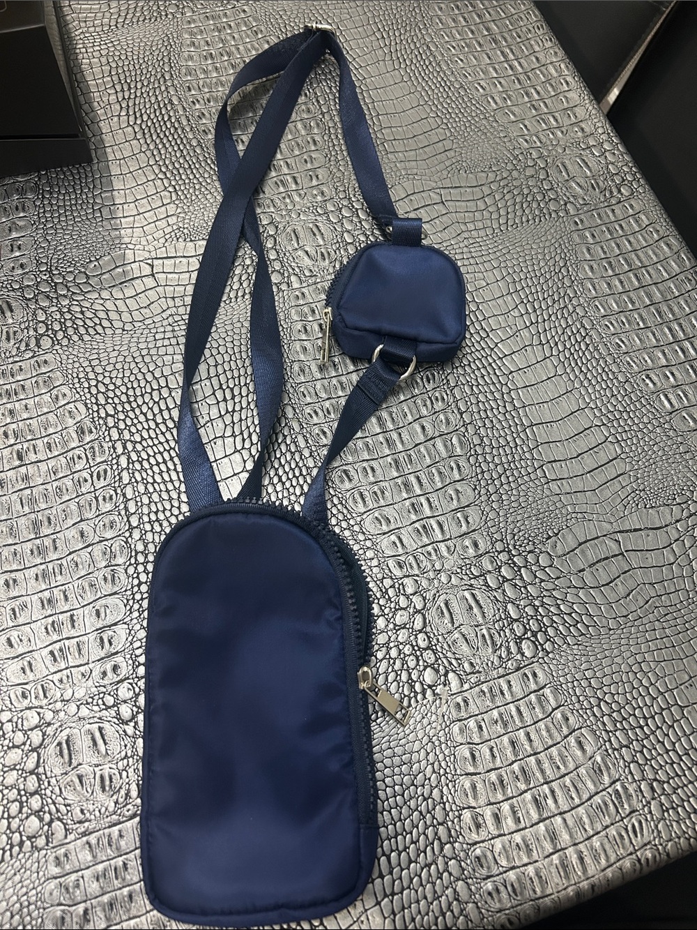 Navy Crossbody Phone Pouch with Coin Pocket BRAND NEW